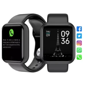 Smartwatch D20 relógio Colocar foto com tela hd y68 bluetooth com
